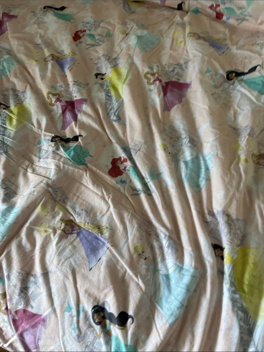Disney Princess Castles Duvet Cover Set - Pink, Yellow, Blue